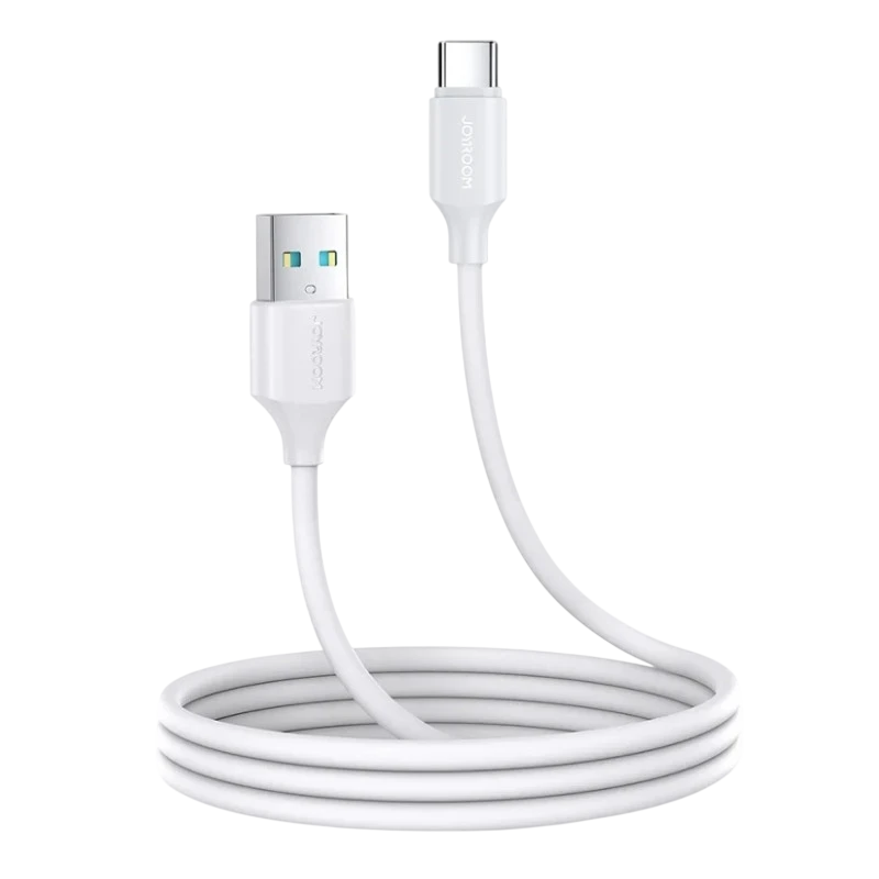 Joyroom Cable USB‑A a USB‑C 3 A 1 m, Blanco
